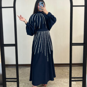 شومیز دامن کار شده کرپ ژاپن